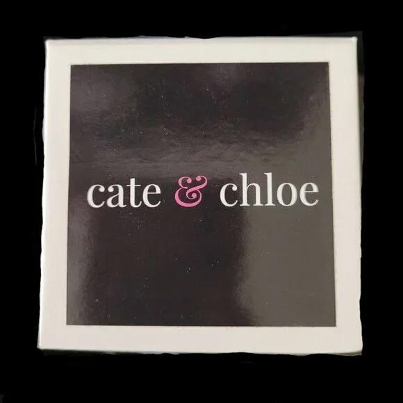 Cate & Chloe Nicole "Victorious" Criss Cross Ring Rose Gold CZ Costume Jewelry 6 - Picture 4 of 7